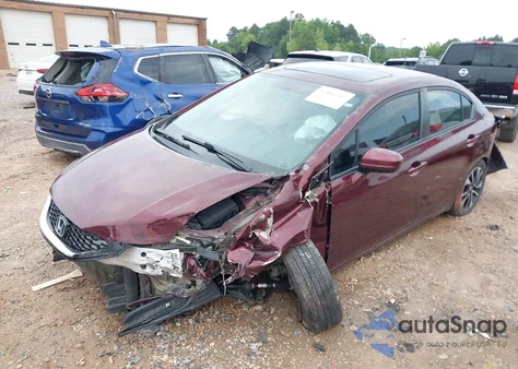 2015 Honda Civic Ex из США, поврежденный, VIN 19XFB2F84FE023133